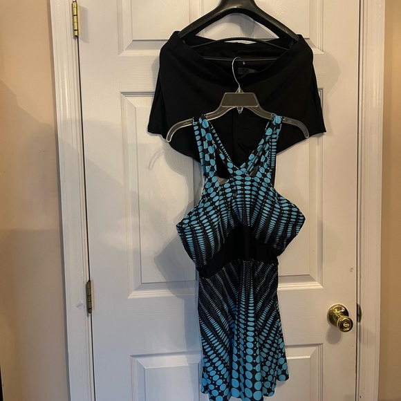 Women Plus Size Two-Piece Tankini Halter Neck Slimming Tummy Summer Swimsuit 18W - Picture 7 of 11